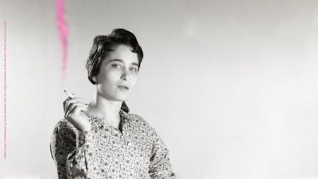 IN THE DIRECTOR’S CHAIR SITS A WOMAN