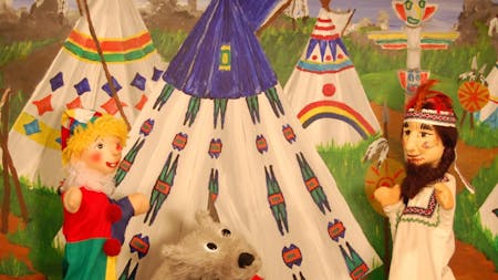 Kasperl trifft Häuptling Rote Feder